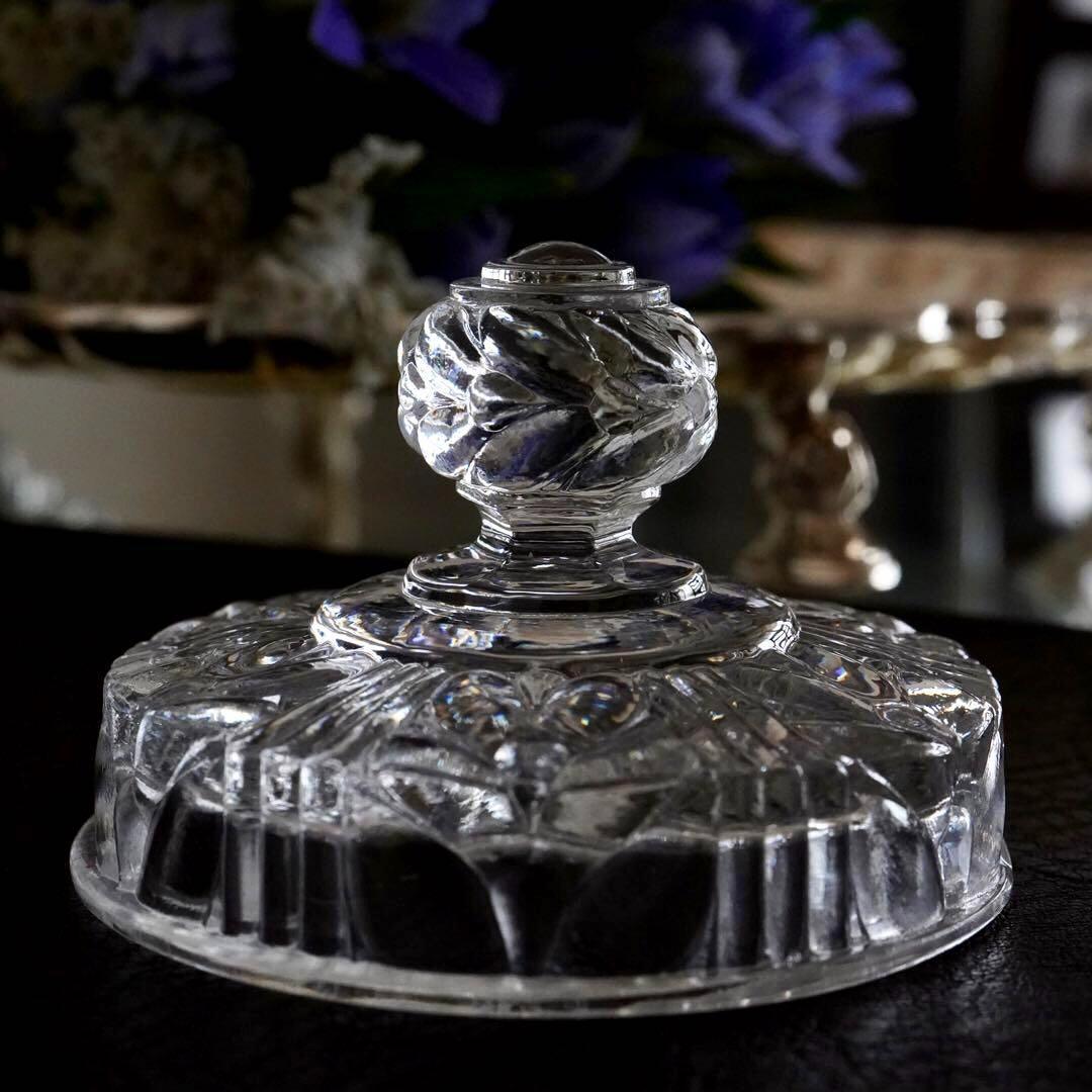 極希少サイズ★美品★オールドバカラ★BACCARAT★ローリエ★小物入れ★レア