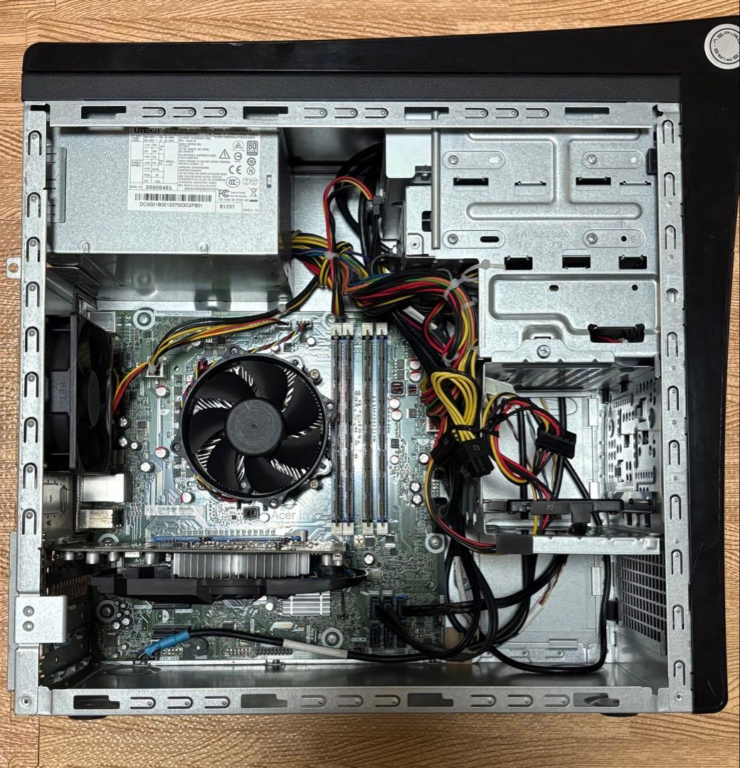 AcerデスクトップPC/i7/SSD+HDD/GTX1050Ti/Office