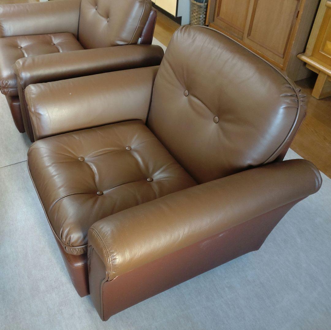 ジョー　シングルソファ　本革