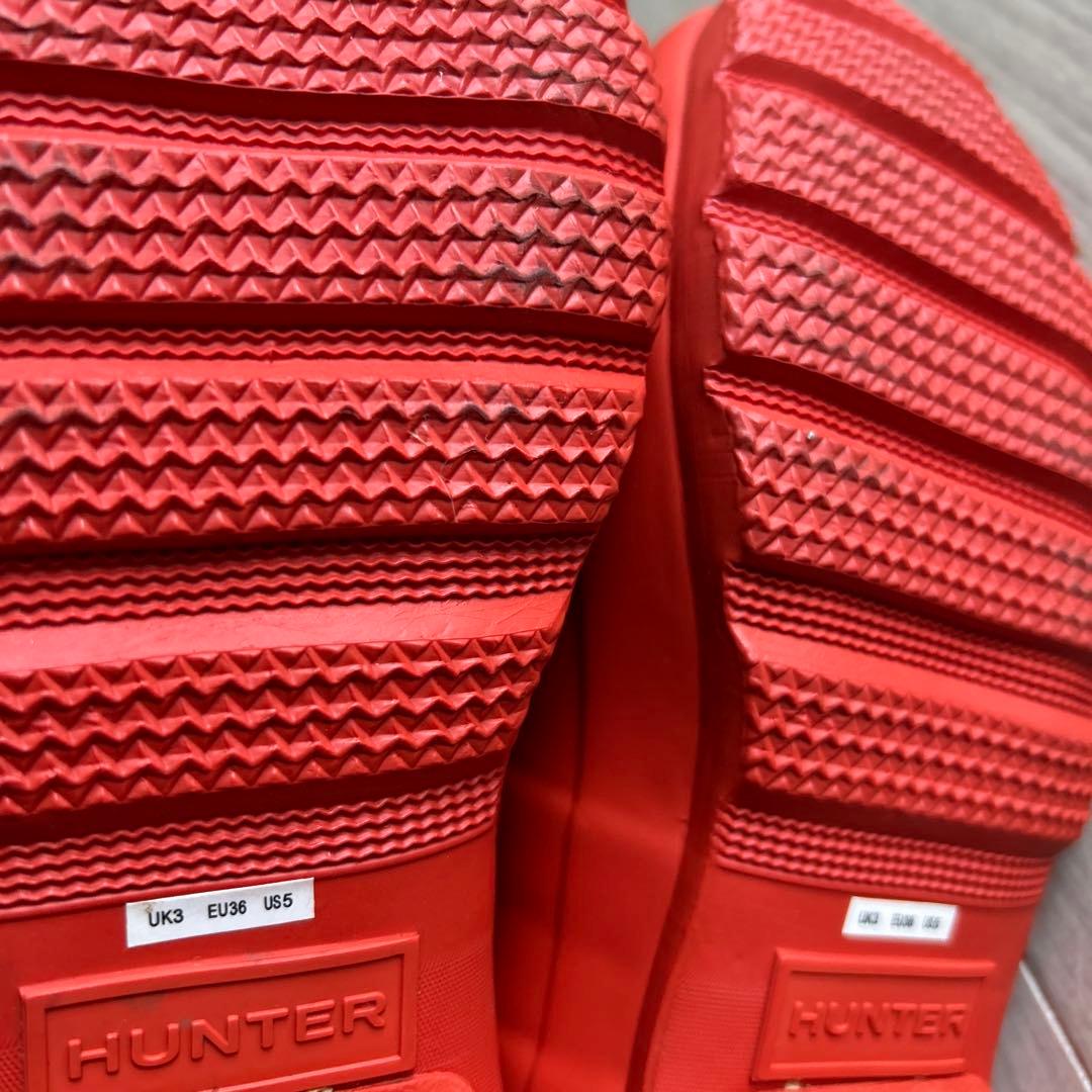 HUNTER ハンター レインブーツ ロング 長靴 オリジナルトール レッド系