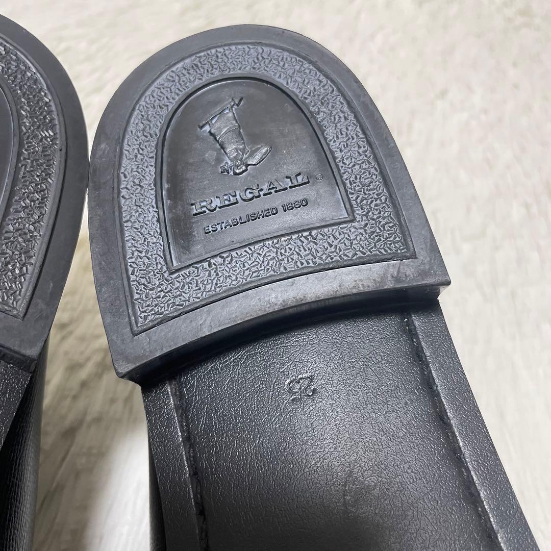 極美品✨リーガル　ローファー　本革　黒　25cm オンオフ兼用　シボ革