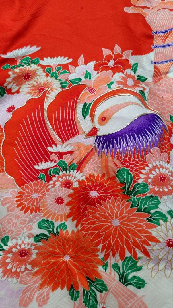 RK396アンティーク子供着物着丈75センチ裄丈40センチ