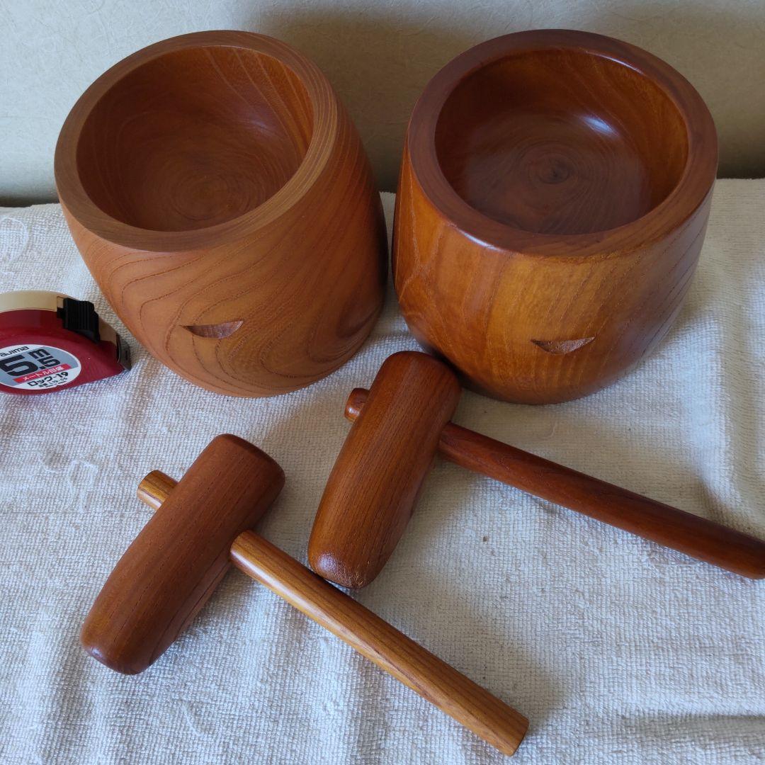 ミニ 臼と杵　2点セット