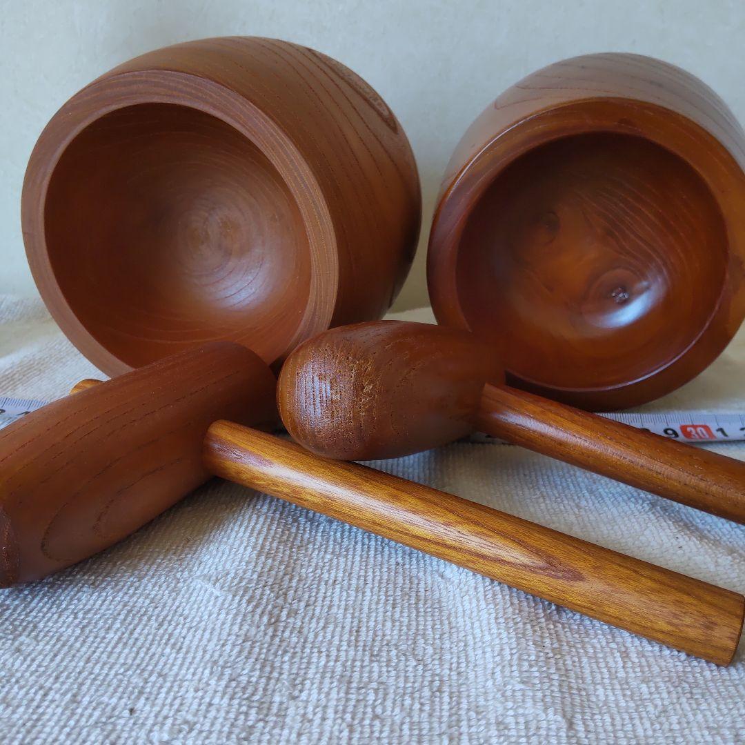 ミニ 臼と杵　2点セット