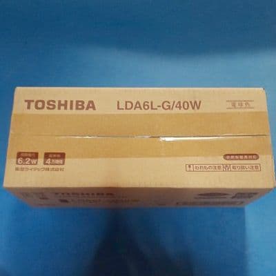 LED電球 東芝製 LDA6L-G/40W 10個 箱入 新品 未開封品