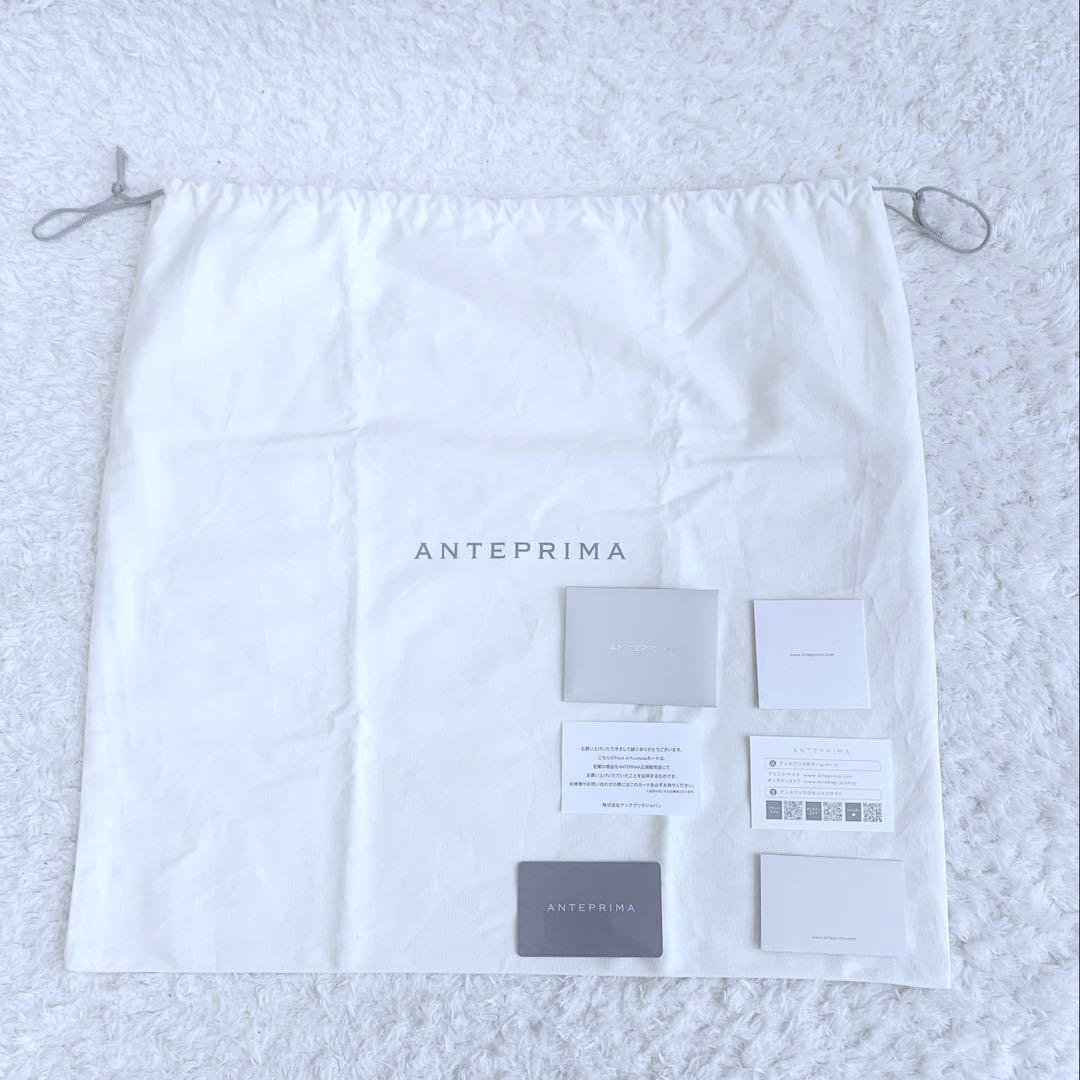 美品♪ ANTEPRIMA イントレッチオ インナーバッグ ポーチ付 シルバー