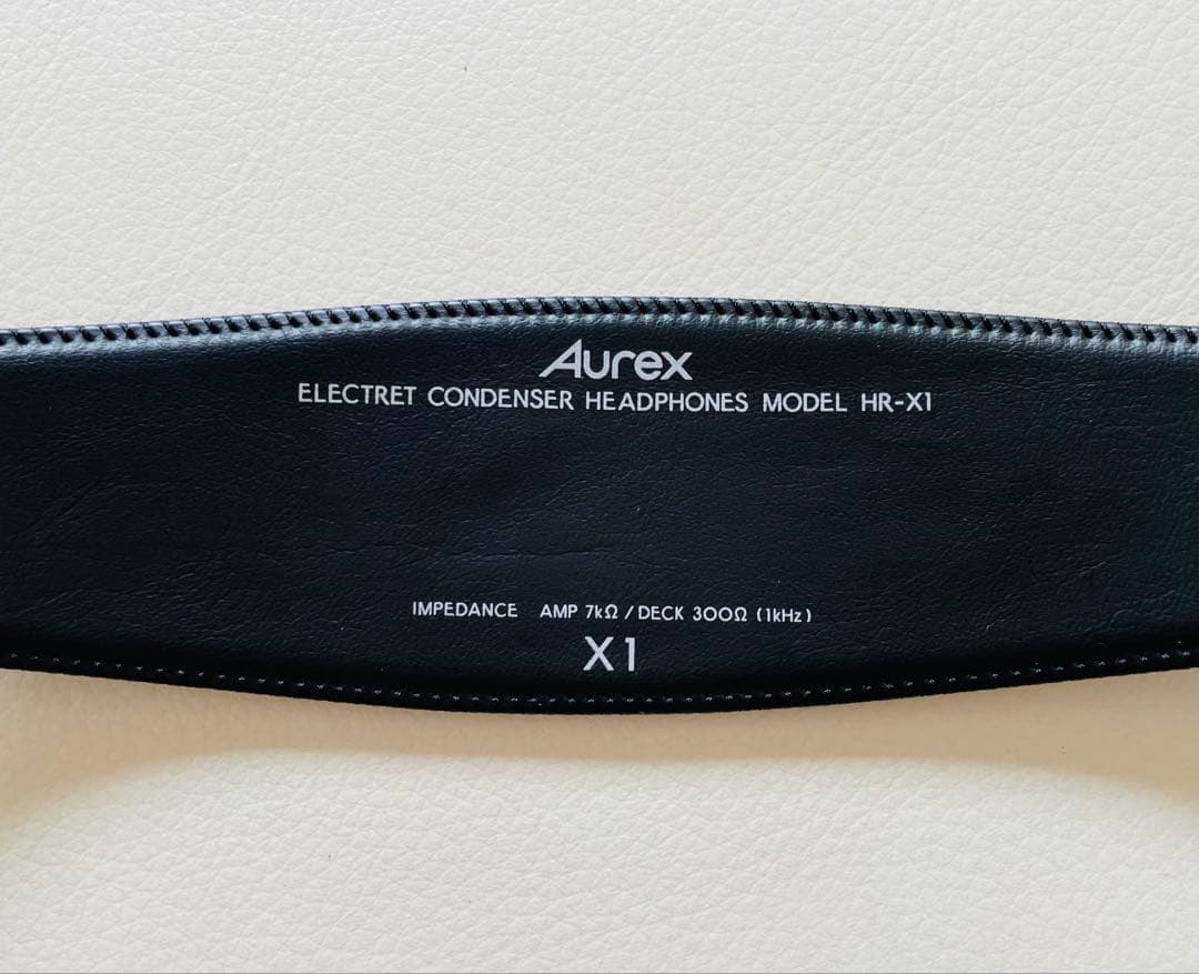 Aurex HR-X1 エレクトレットコンデンサーヘッドホン 新品未使用 東芝