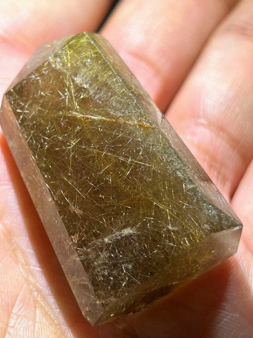 ⭐️別格高級品質！スモーキー　ルチル　原石　六角柱　福財龍王秘宝④ 極美