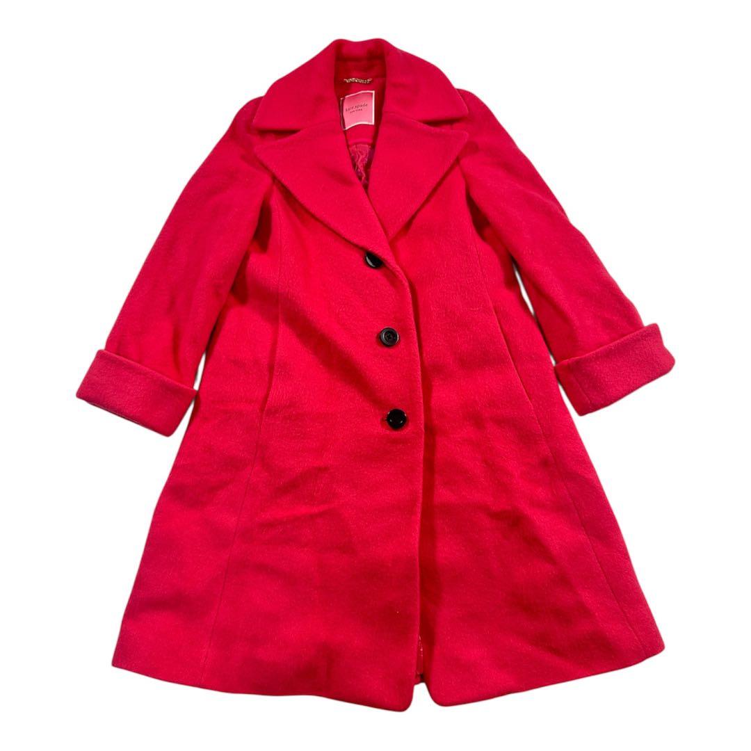 kate spade new yorkブラッシュウールコート