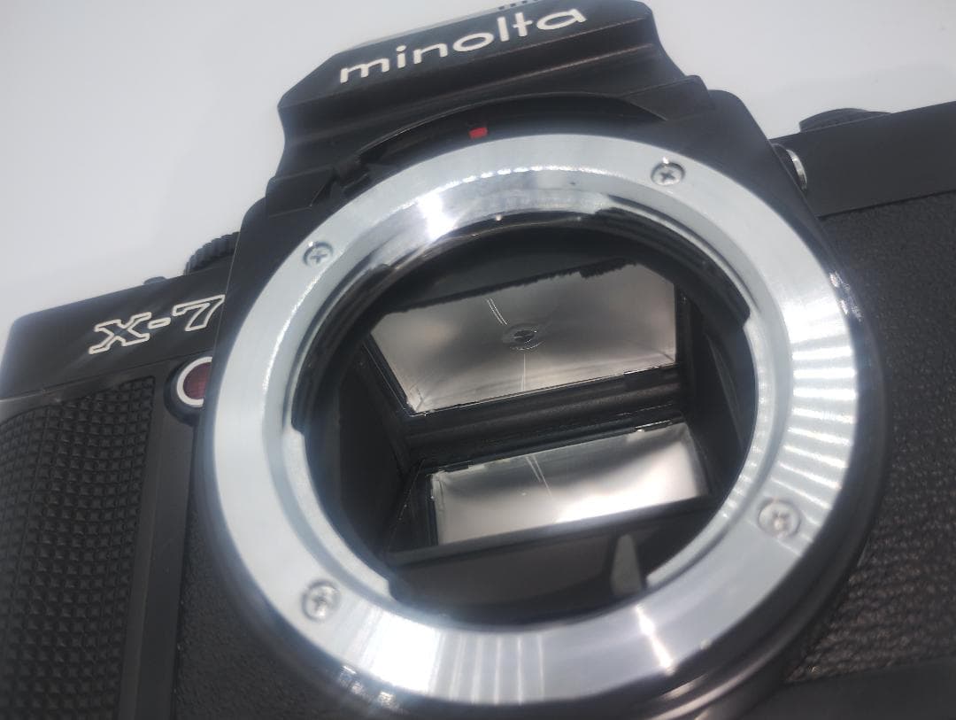 【完動品 外観美品】 Minolta X-7 ボディ ブラック 動作良好