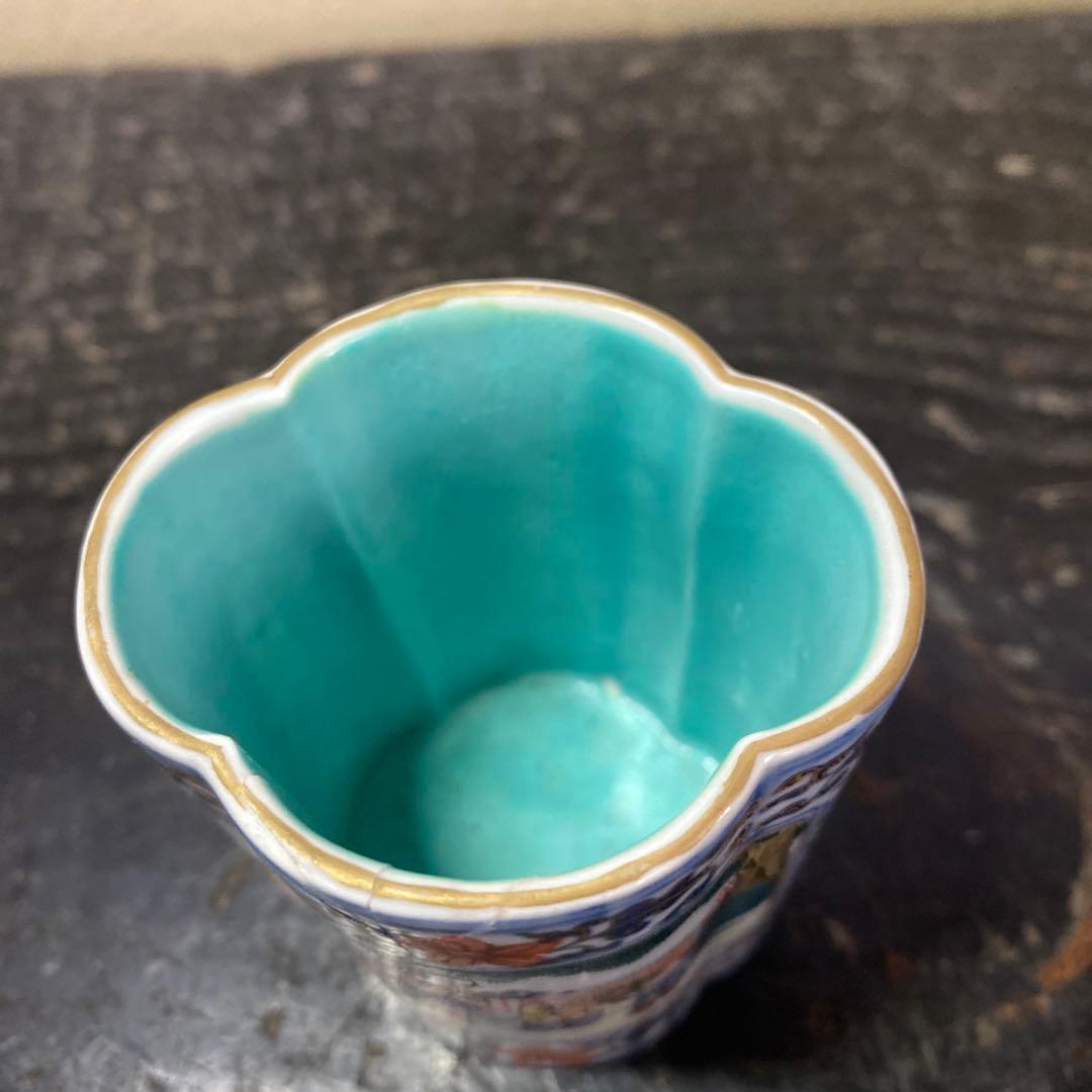 中国古玩粉彩唐人物色絵香炉【桐箱付】