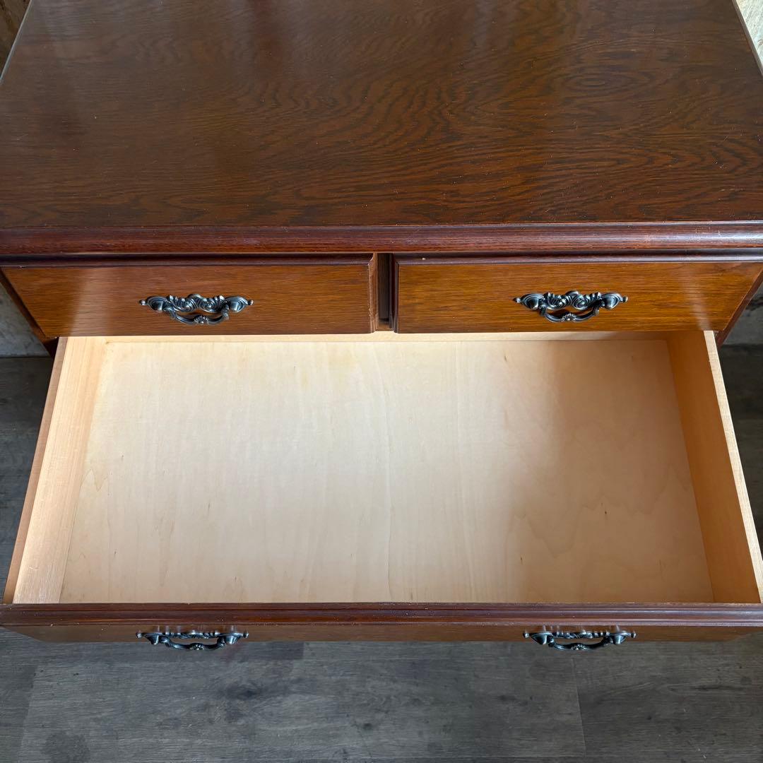 越後民芸家具　5段チェスト　6杯　民芸箪笥　クラシカル　①