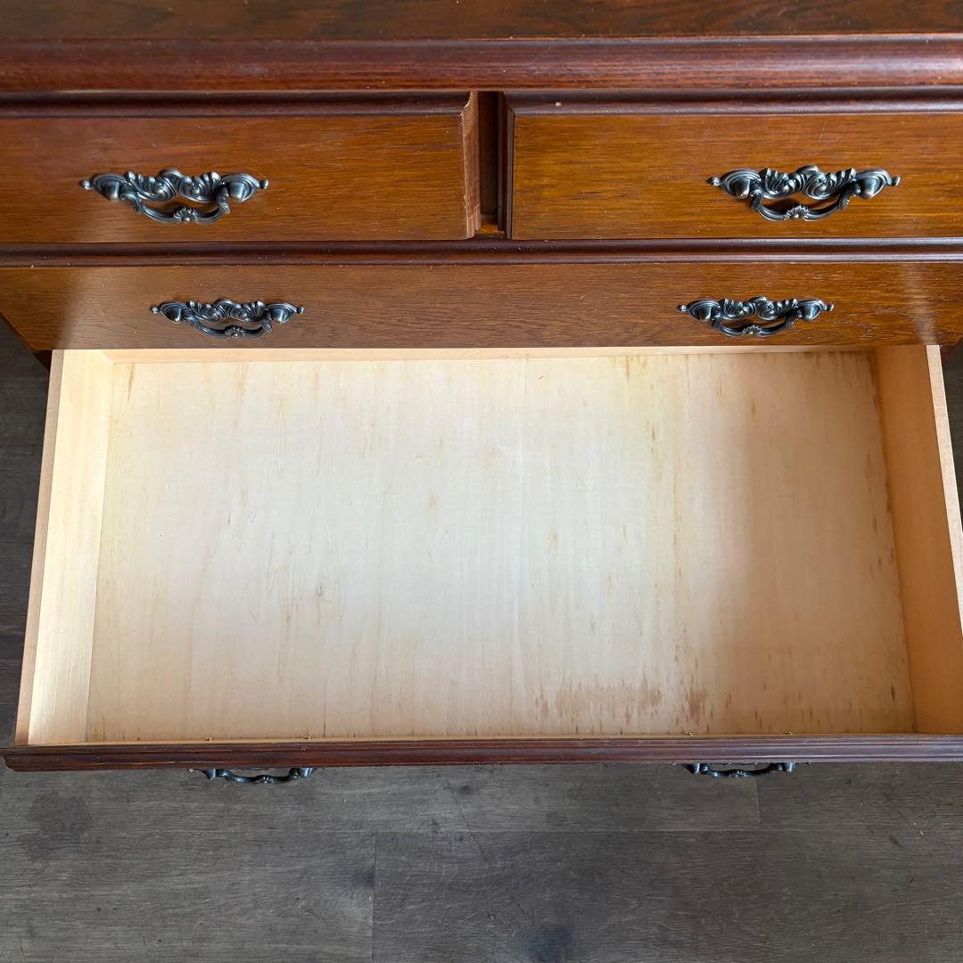 越後民芸家具　5段チェスト　6杯　民芸箪笥　クラシカル　①