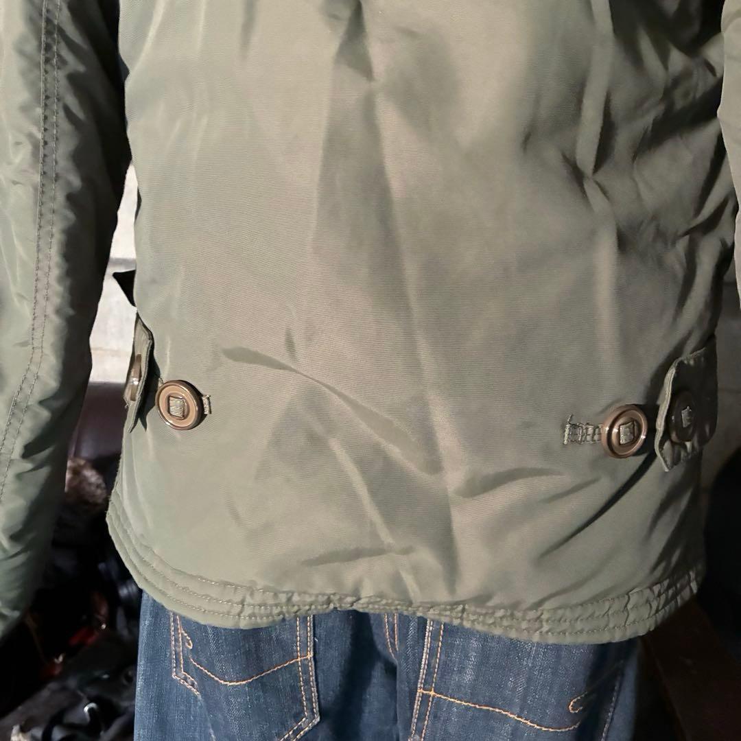 モッズコート　フライトジャケット　リアルファー　 N2B ミリタリー　ナイロン