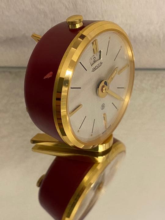 JAEGER ゴールド　置き時計