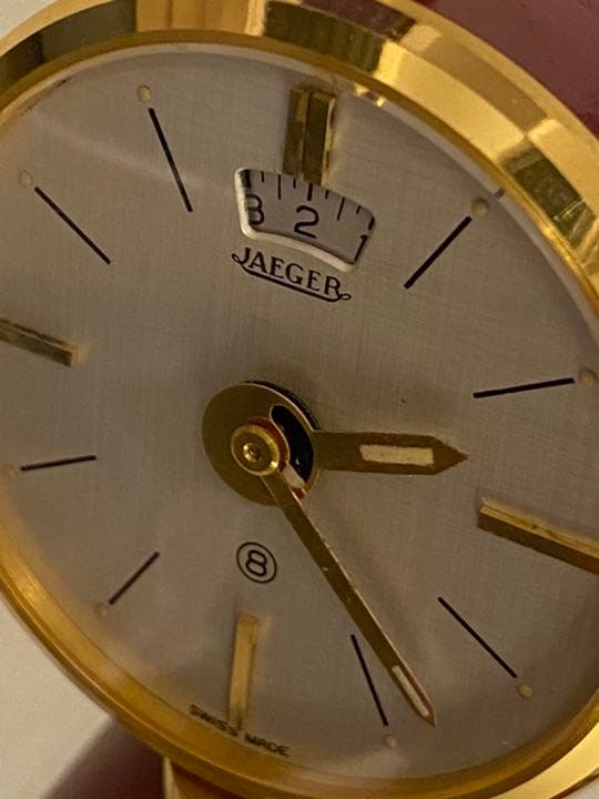 JAEGER ゴールド　置き時計