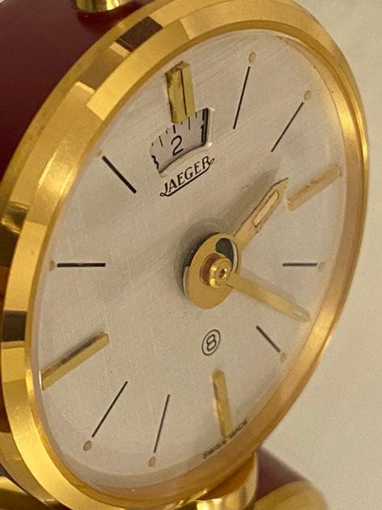 JAEGER ゴールド　置き時計