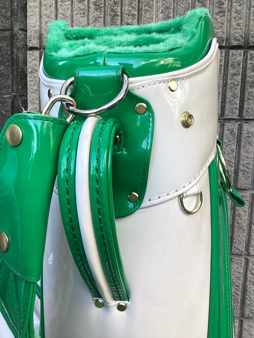 ち*ん様 パーリーゲイツエナメルキャディバッグ