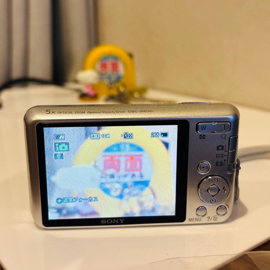 【超美品】SONY Cyber-shot DSC-W630 シルバー　美箱付き