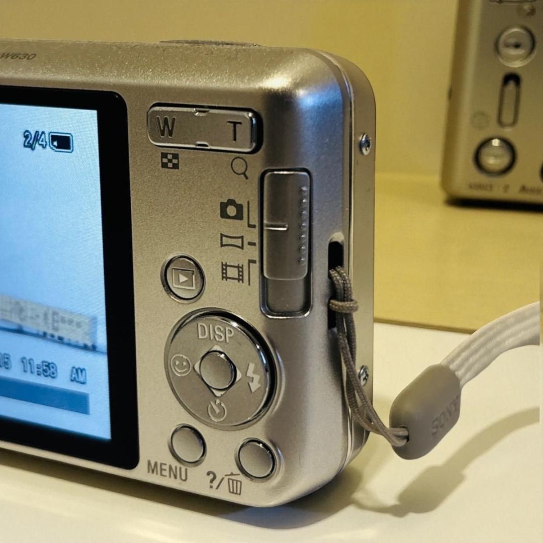 【超美品】SONY Cyber-shot DSC-W630 シルバー　美箱付き