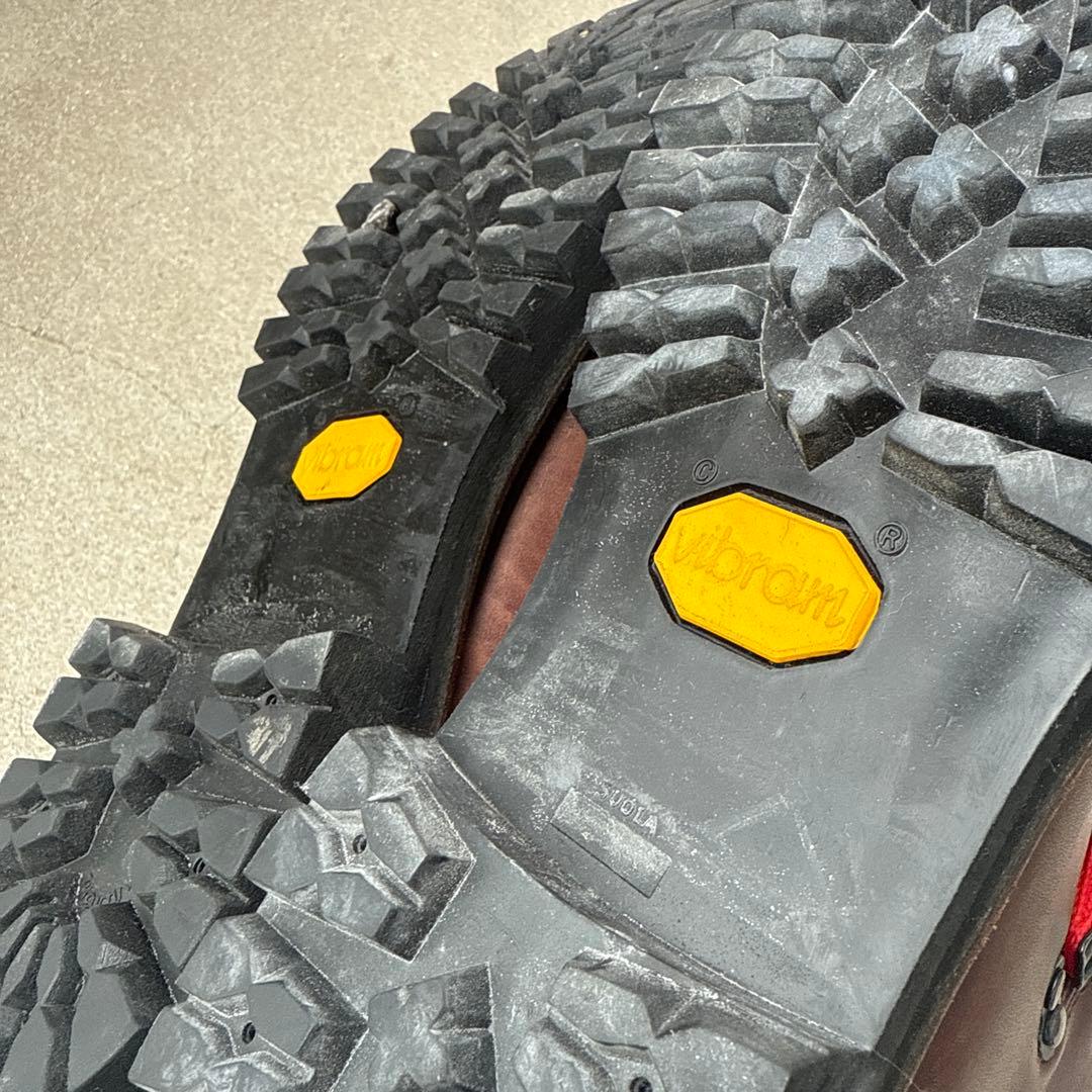 ⚪︎美品　Dunham ブラウンレザー ハイカットブーツ　マウンテン　ビンテージ