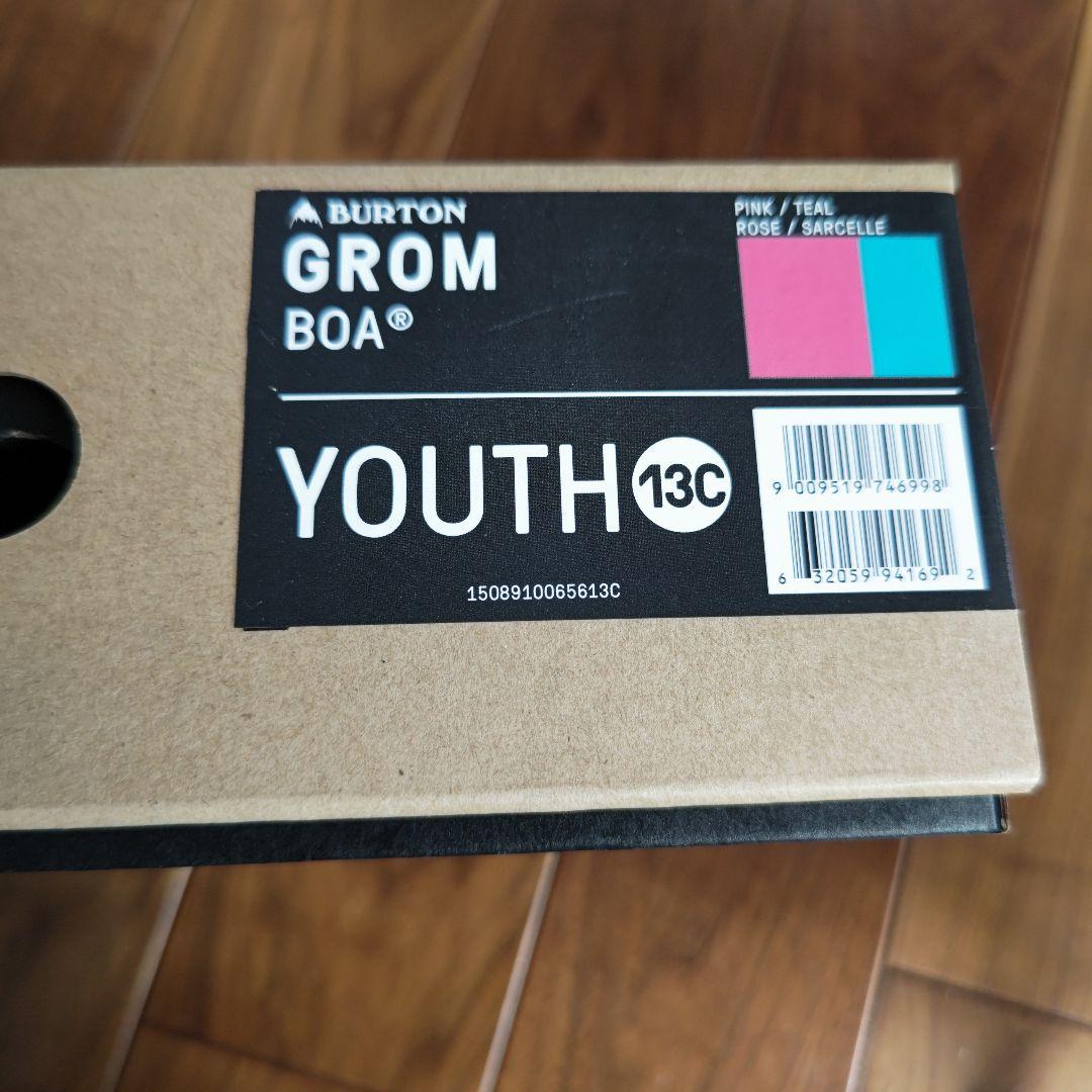 BURTON　スノーボードブーツ　GROM BOA 19.5cm キッズ　ユース
