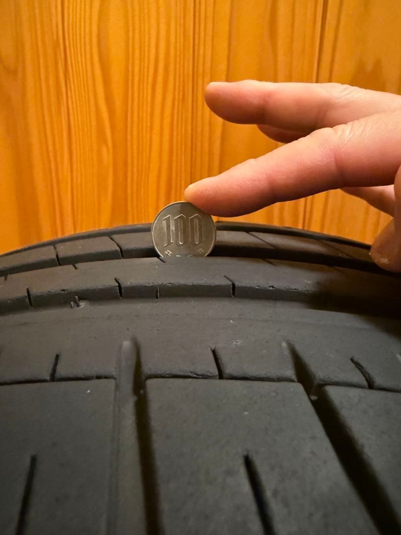 【送料込】2024年 Abarthアバルト 595 695 純正ホイール+タイヤ