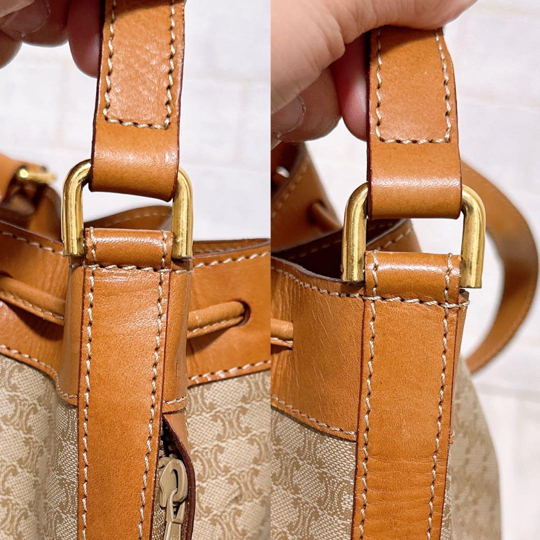 『美品』CELINE(セリーヌ)ショルダーバッグ PVC マカダム柄