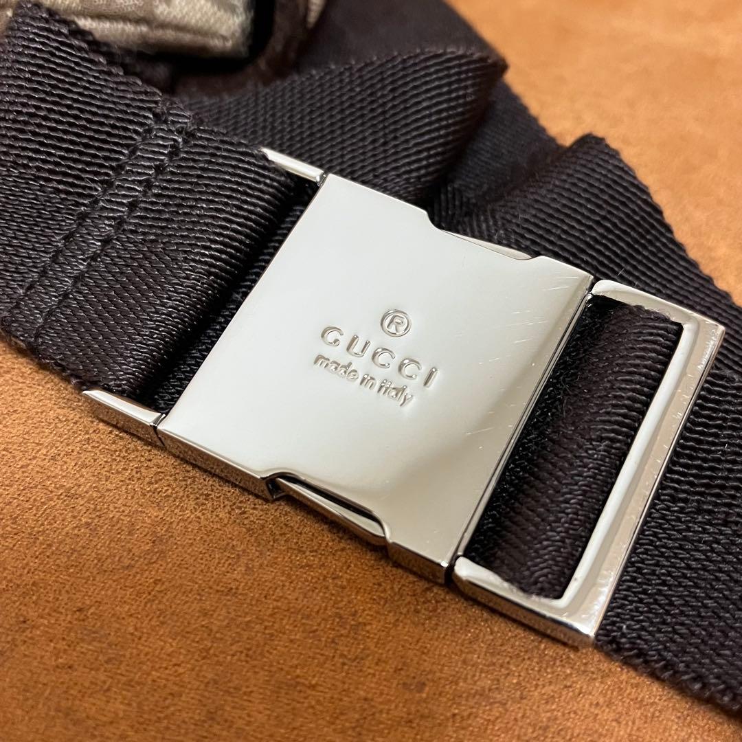 GUCCI グッチ GG柄 ボディバッグ　ウエストポーチ 131236