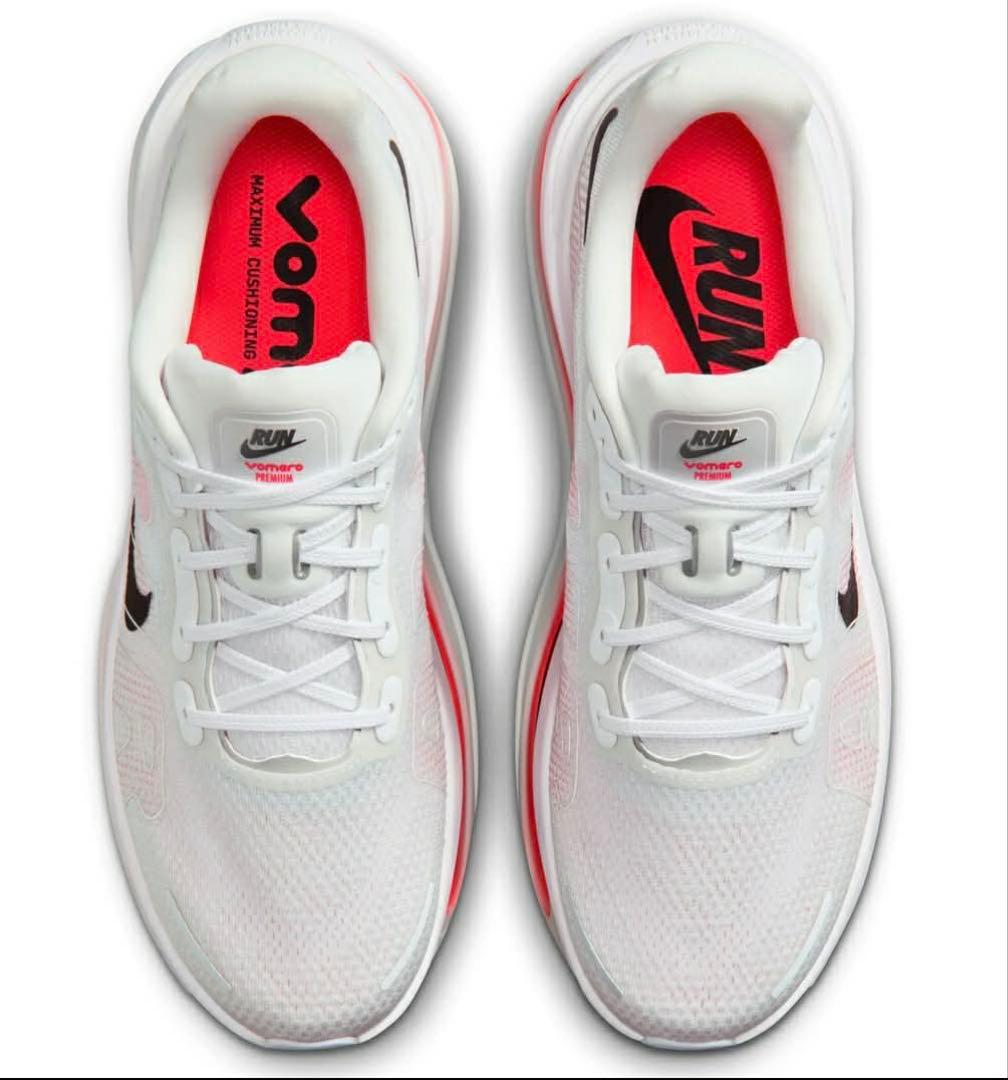 シューズ(男性用) Nike Vomero Premium White/Bright Crimson