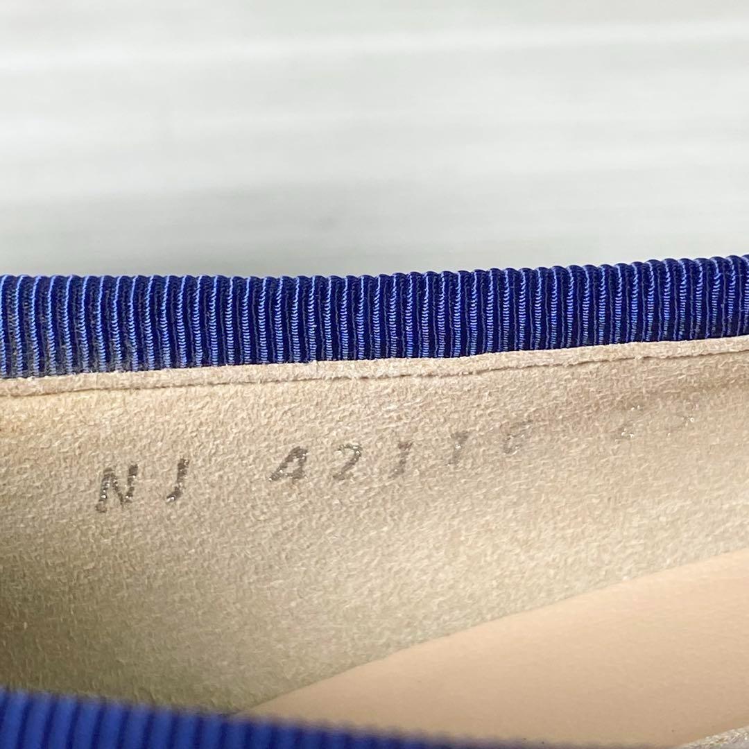 1119【極美品】DIANA ダイアナ グリッター フラット パンプス 23