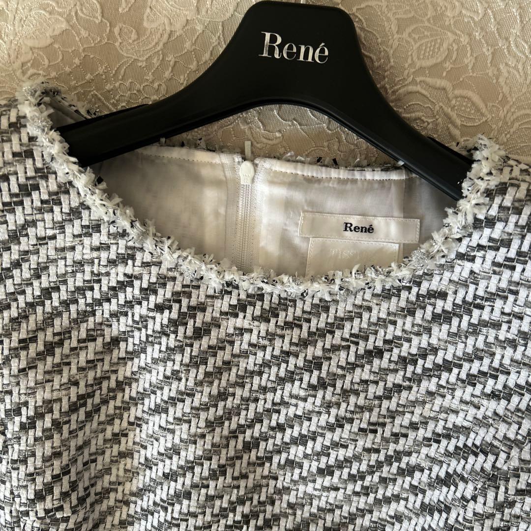 Rene ワンピース　高級イタリー製生地　美品