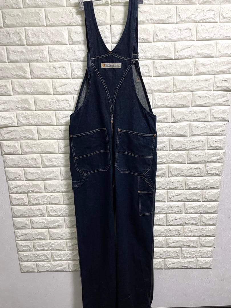 カーハート　100周年記念　デニムオーバーオール　サロペット　34×34