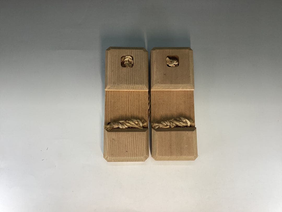 【中古品】露地下駄　駒下駄　3足セット②（紙箱）USED〈税込•送料込〉