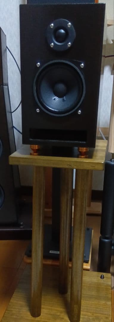 自作　木製スピーカースタンド 2個セット