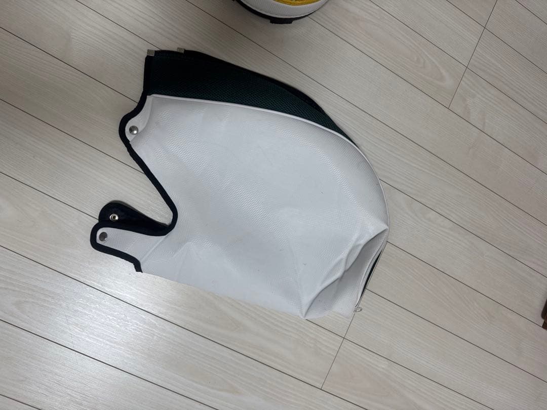 SRICONキャディバッグ ホワイト/グリーン/イエロー