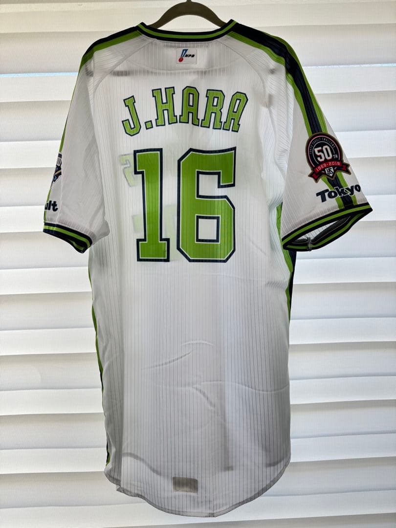 原樹理　2019クルーユニフォーム実使用