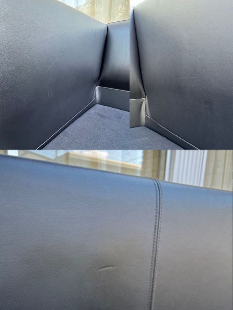 FLACE フレイス　本革　3Sソファ　ソラリオ　 68万　モダン　3人掛け