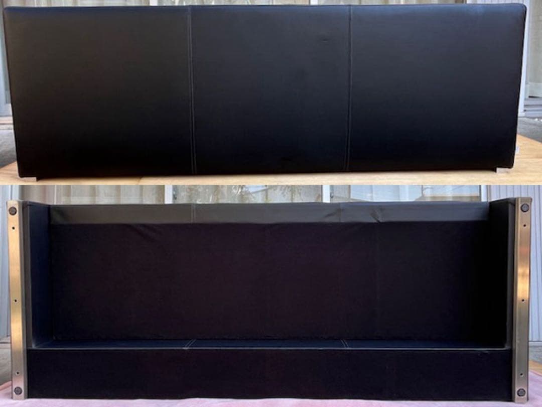 FLACE フレイス　本革　3Sソファ　ソラリオ　 68万　モダン　3人掛け