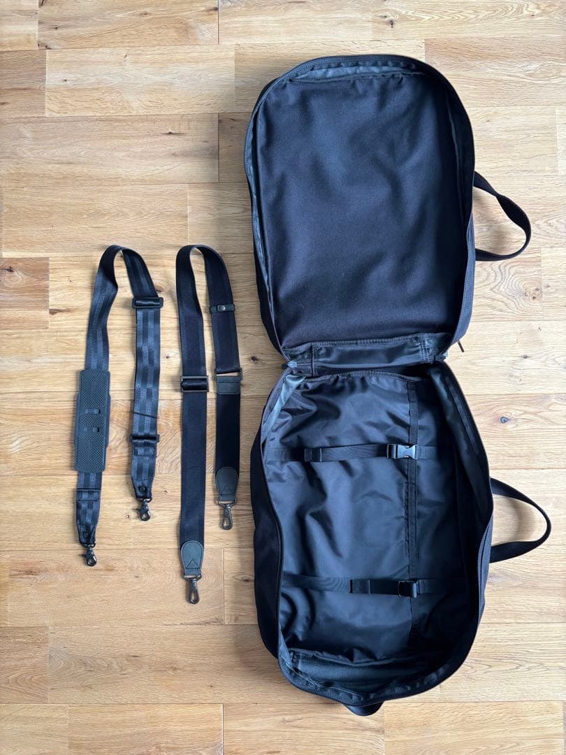 ポータービジネスバッグ　3way 黒　キャンバス地