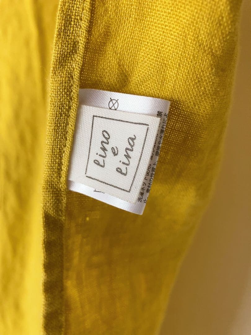 【新品】リーノエリーナ マノン エプロン Lino e Lina ミモザ 人気色