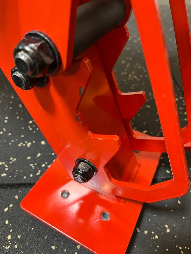 MBCアジャスタブルコンパクトベンチ　グロスレッド　都内引き取り限定