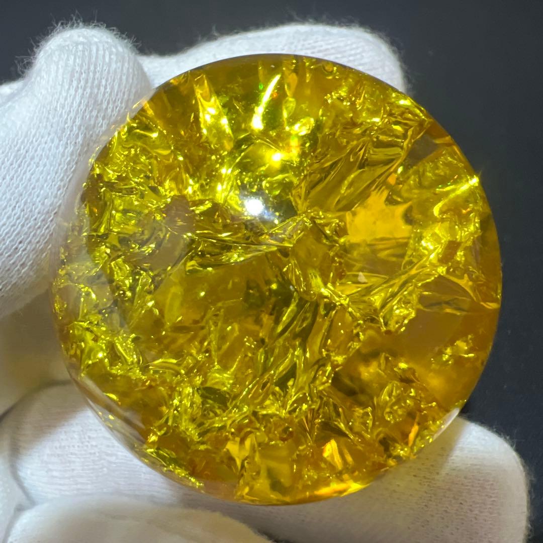 アイリスクォーツ スフィア 156g 42mm 虹入り 水晶 丸玉 天然石