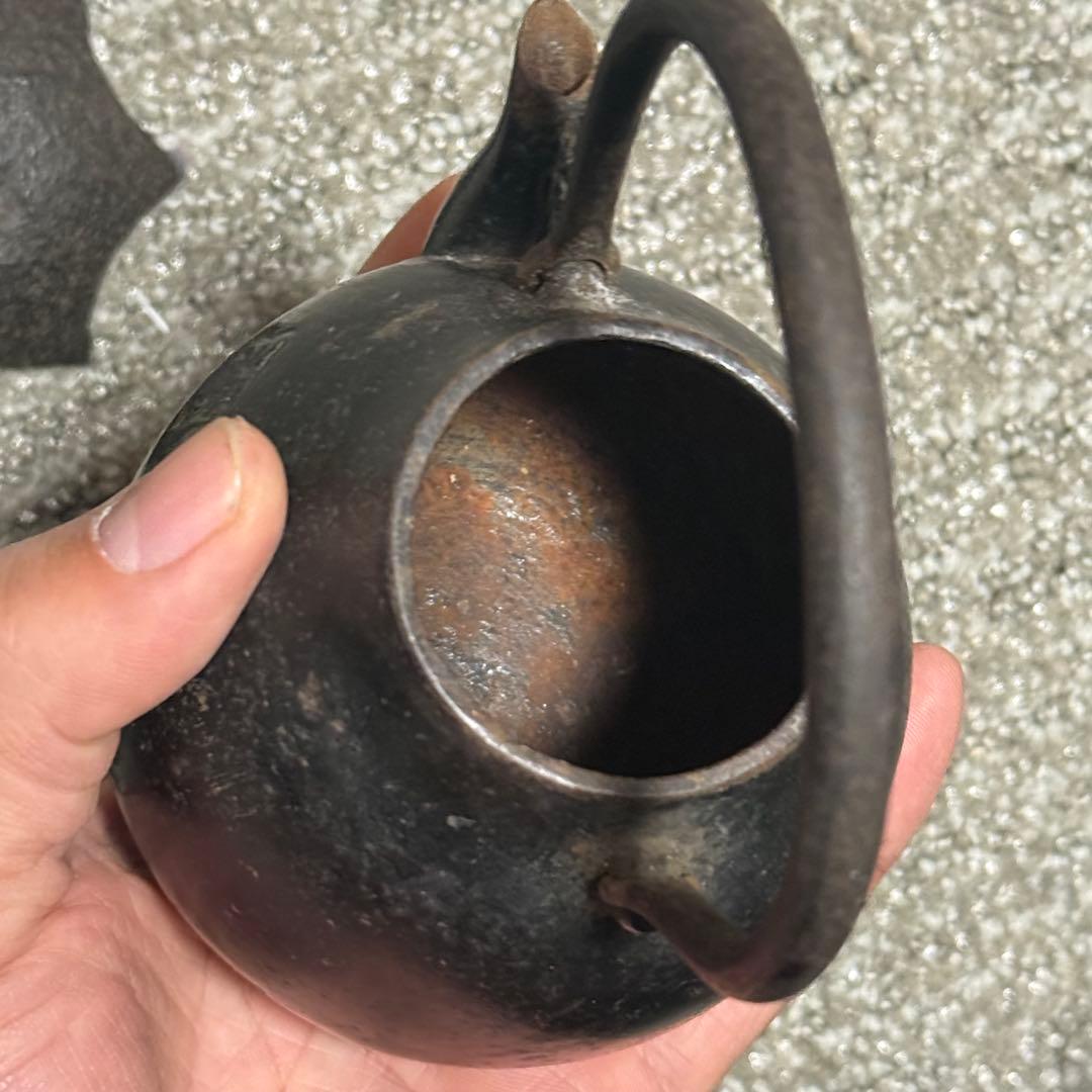 鉄瓶 なす 茄子型 急須 ミニ ナス 鉄器