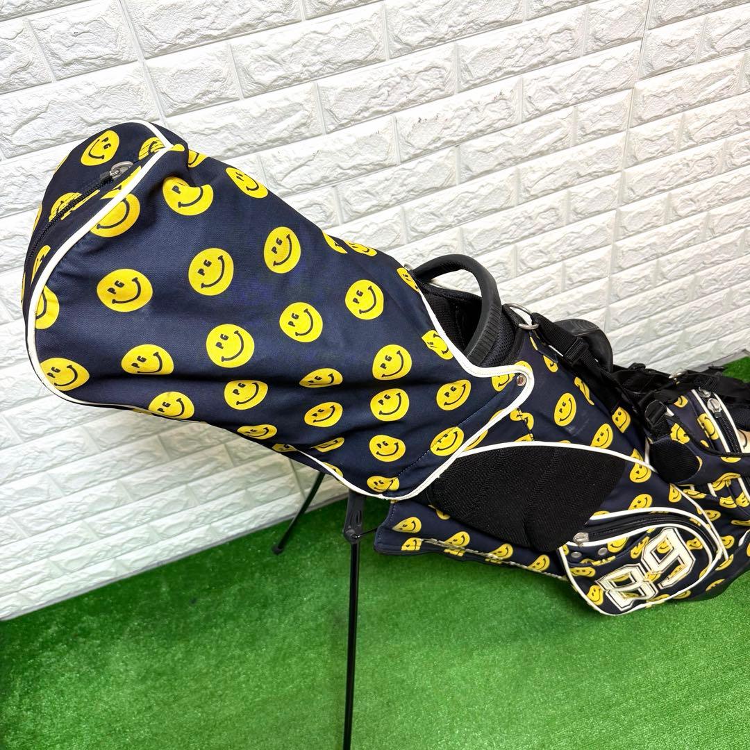 パーリーゲイツ　キャディーバッグ　ニコちゃん　スタンド式　9.5型　ネイビー