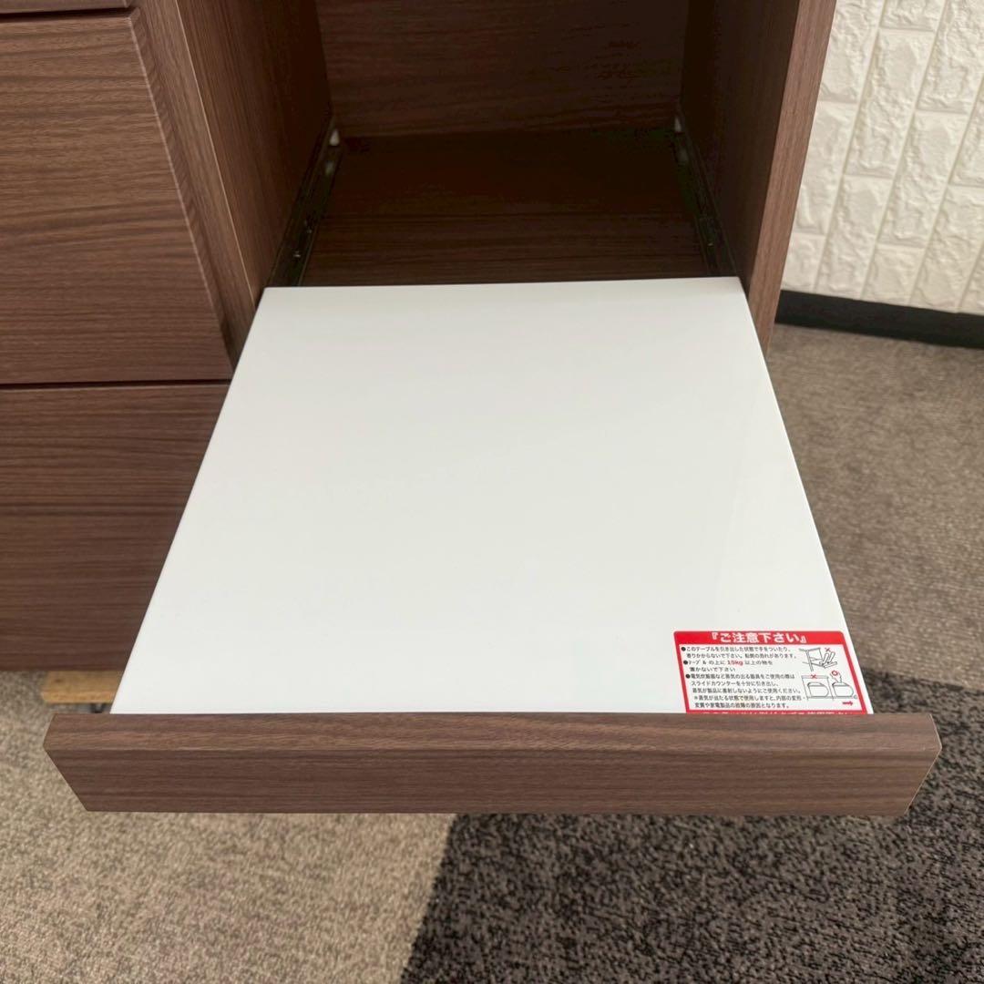 東京23区配送無料✨ニトリ　キッチンボード　エトナ90 ブラウン　美品