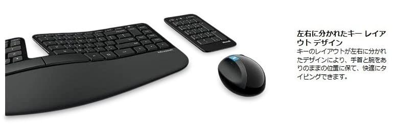 マイクロソフト　エルゴノミックス キーボード マウス　セット