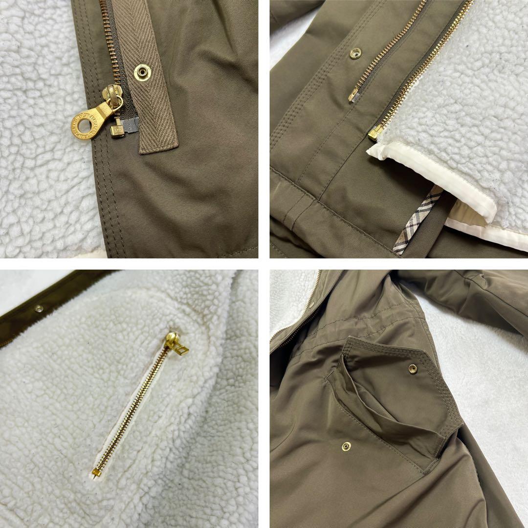 良品✨3way✨バーバリーブルーレーベル ライナー　フード　ボア　モッズコート