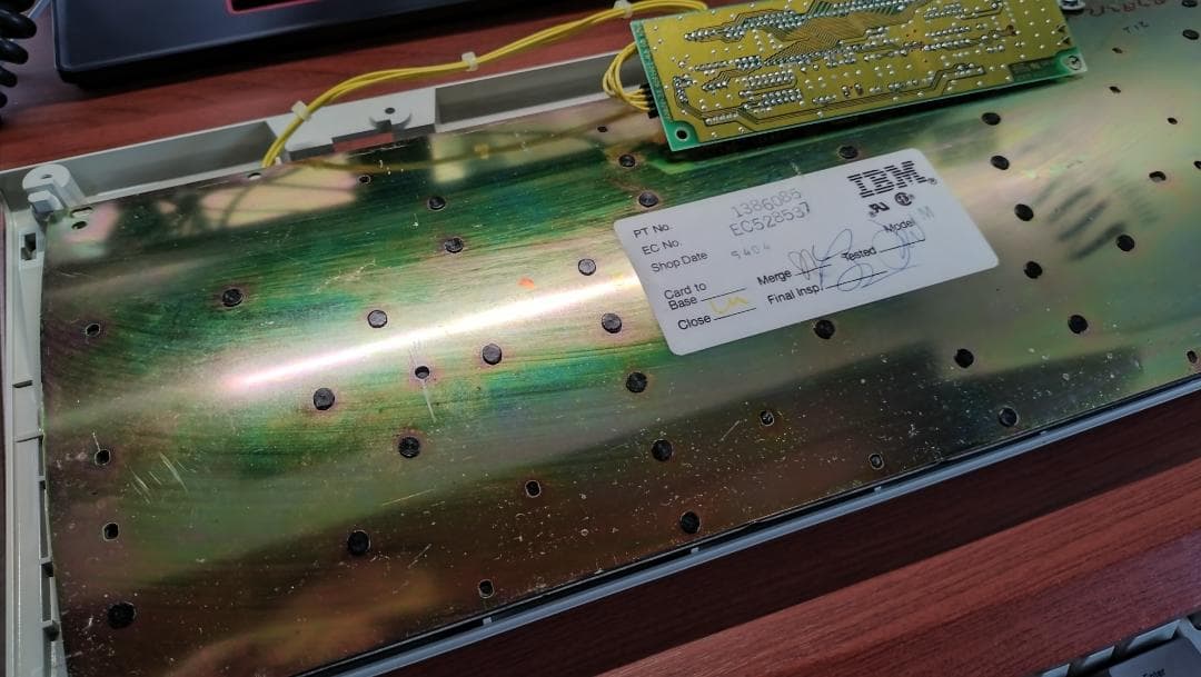 IBM Model M 1390131 角ロゴ動作確認済（1986-Aug-6）