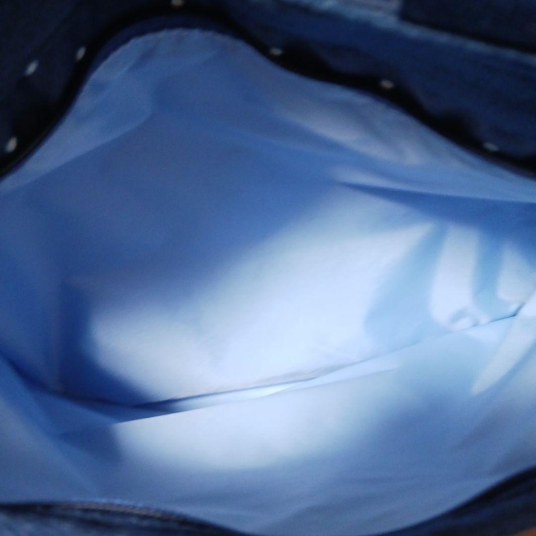 2834　レスポートサック　バケットトート　プティドット　ネイビー　未使用